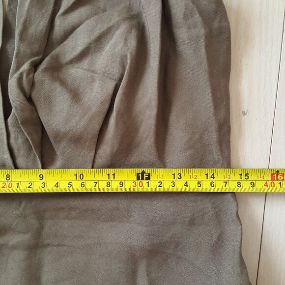 ZARA ! Linen blend halter neck midi dress  ( M) - Picture 9 of 9